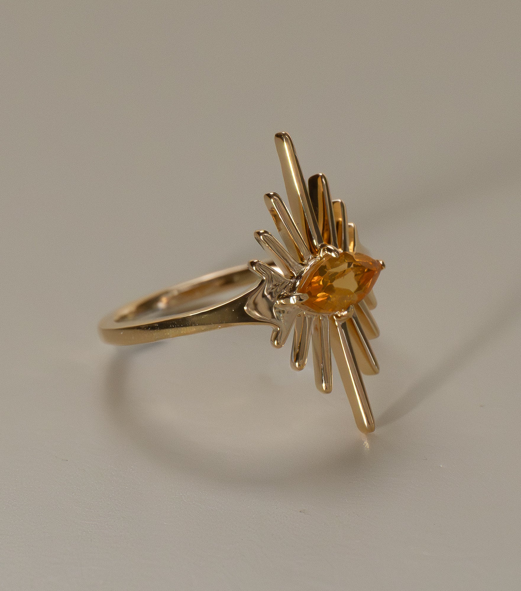 Citrine Sun Visions Ring