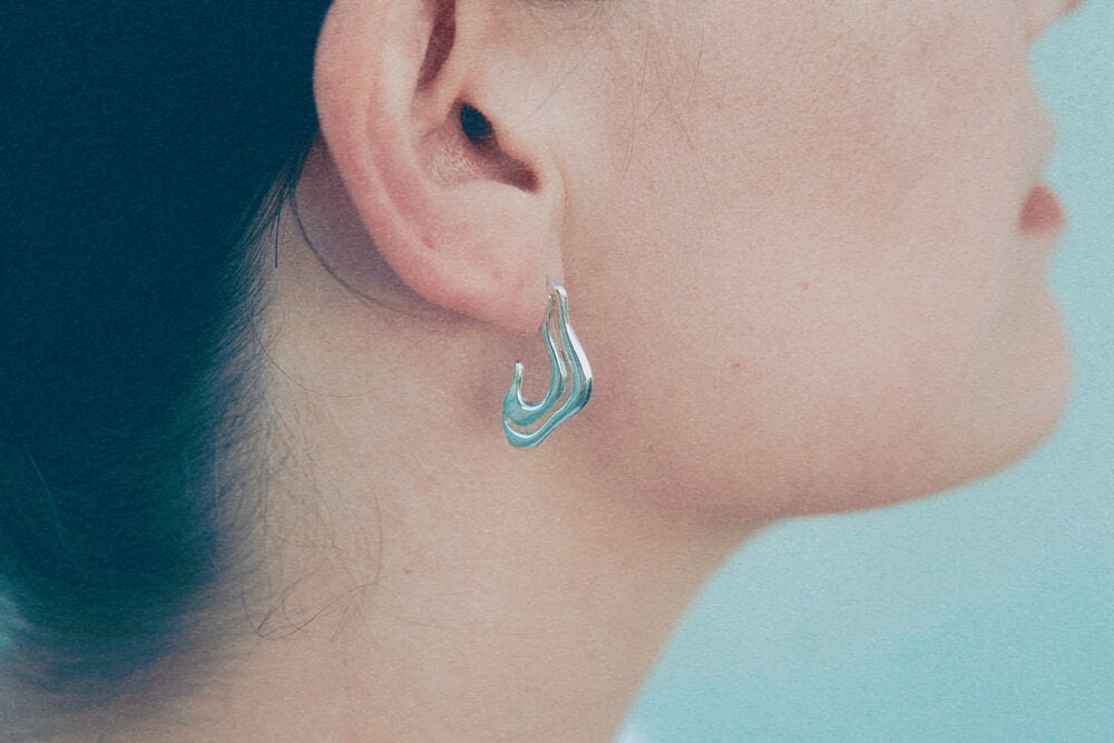 Freeform Drip Earrings
