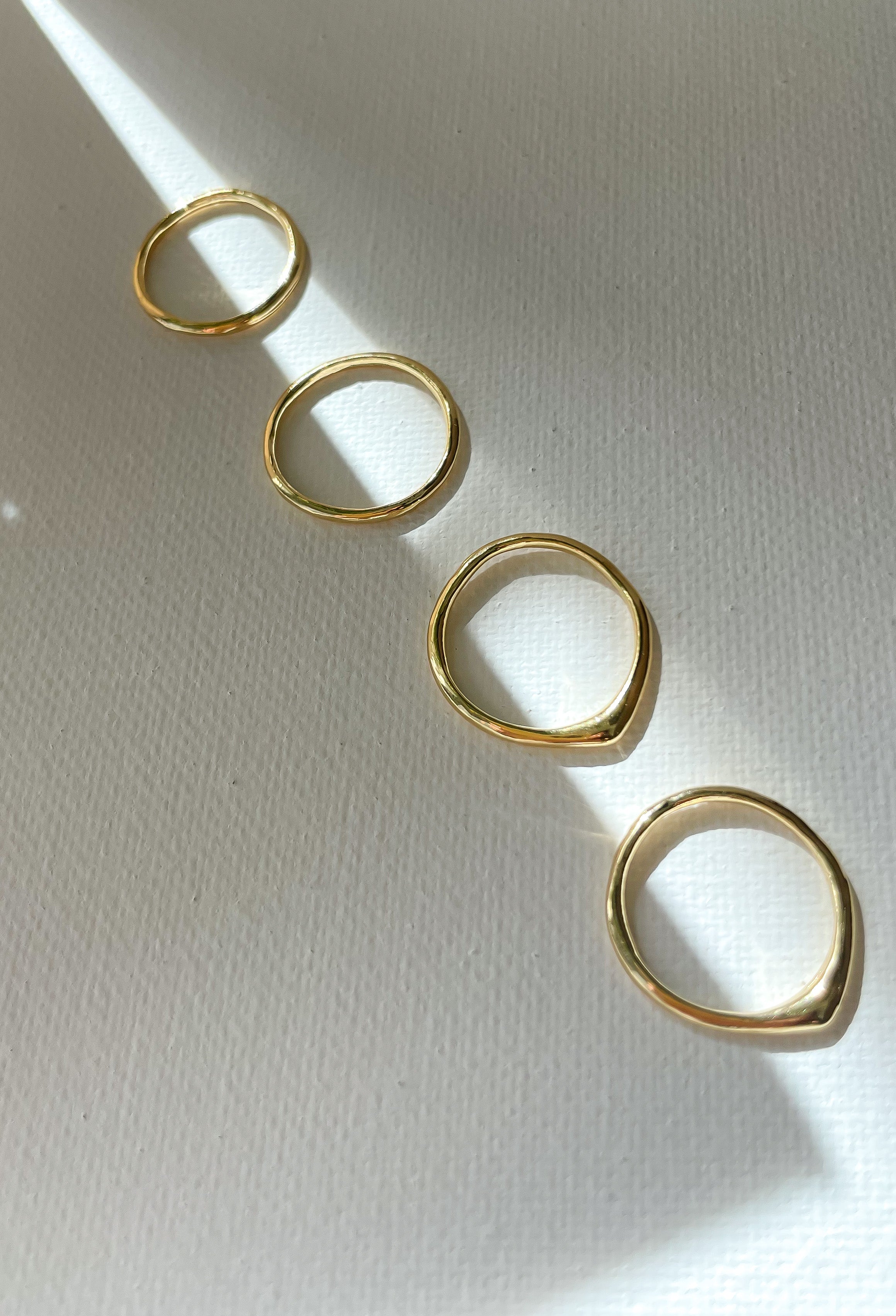 Raw Point Stacking Rings
