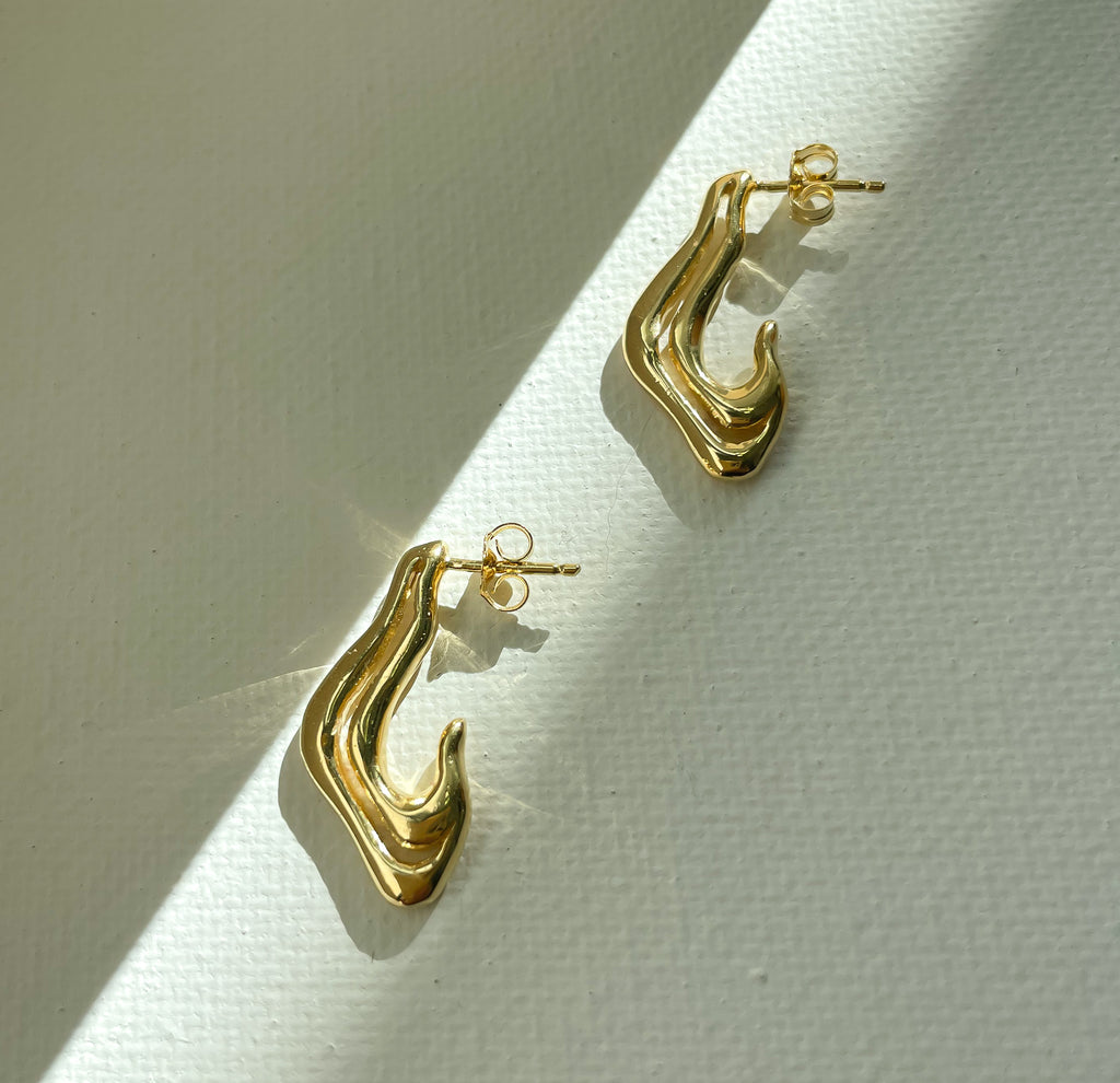 Freeform Drip Earrings