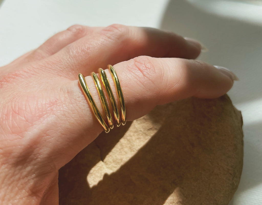 Raw Point Stacking Rings