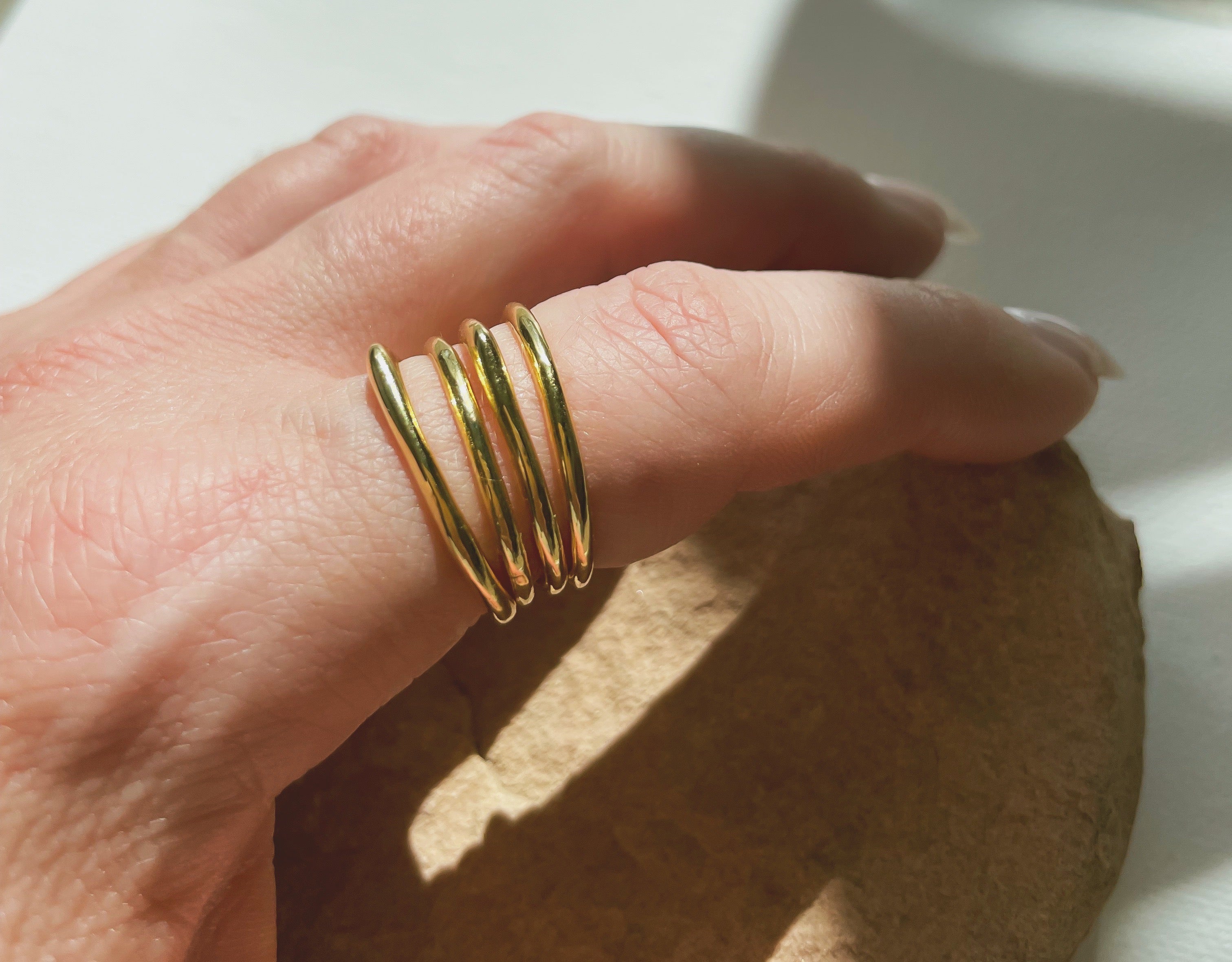 Raw Point Stacking Rings